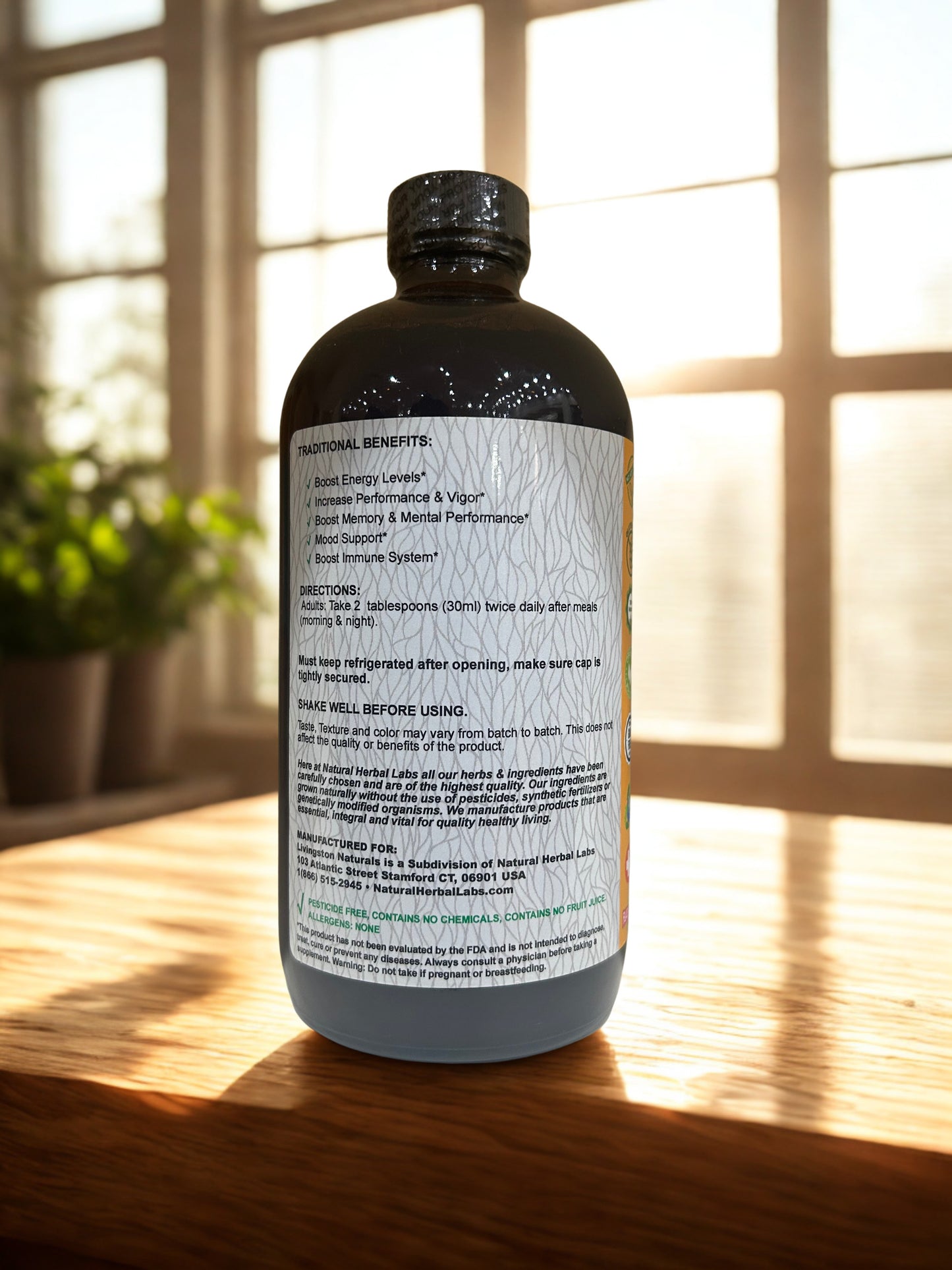 Pure Ginseng Maximum Strength Bitter