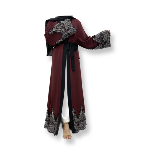 Pleated Nida Abaya