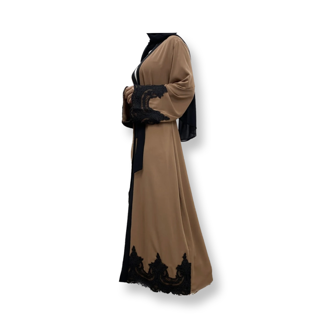 Elegant Lace Abaya