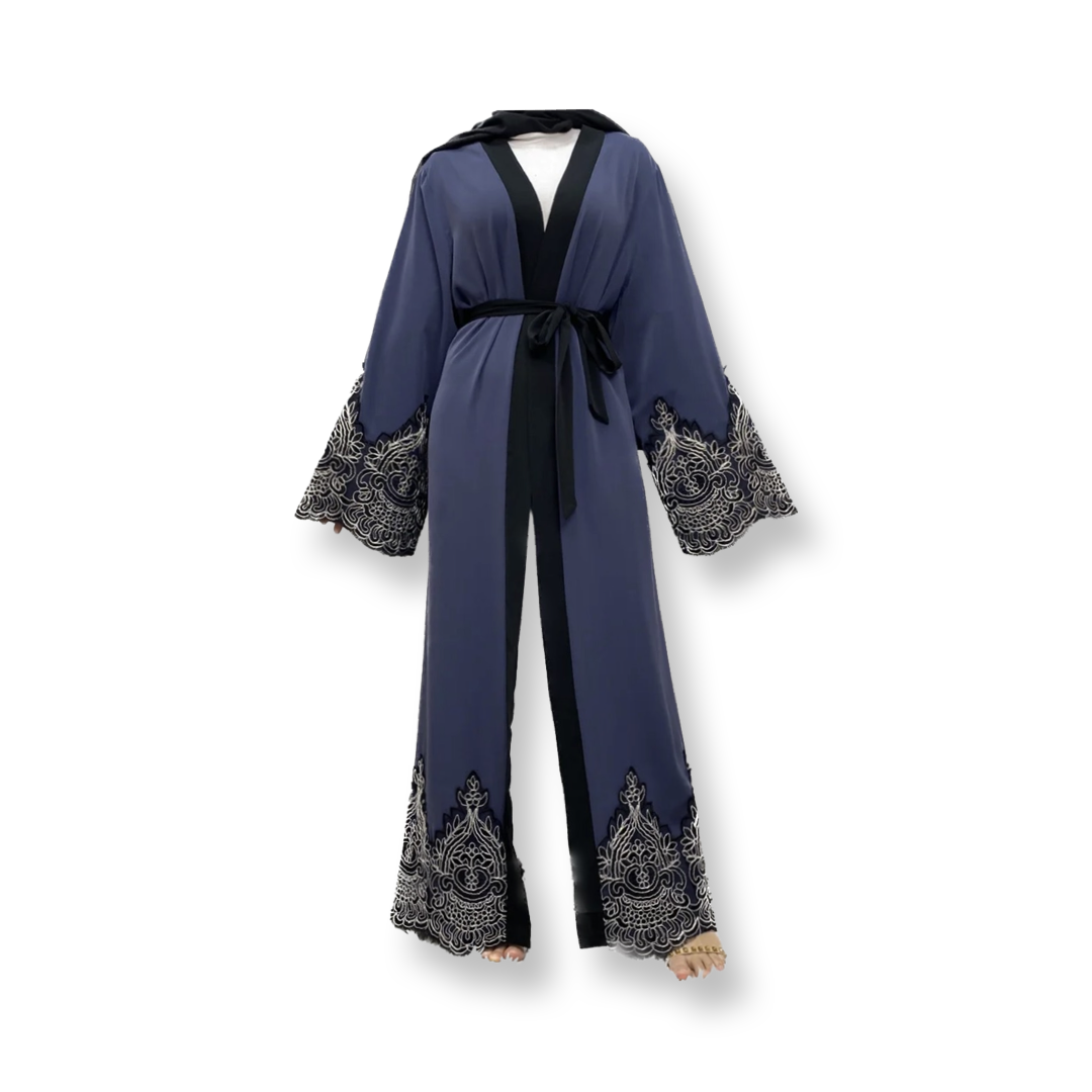 Pleated Nida Abaya