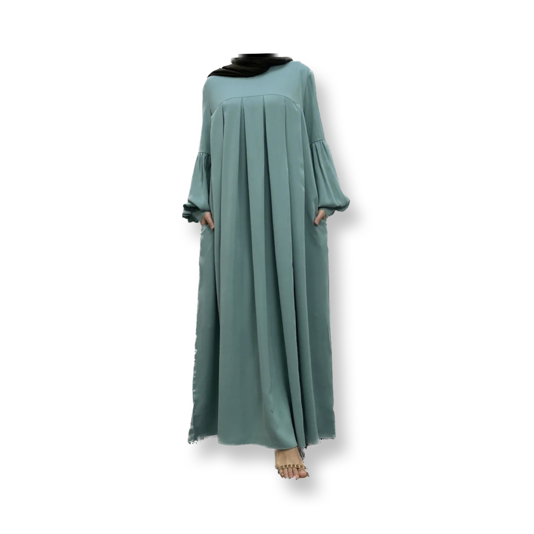 Crew Neck Nida Abaya